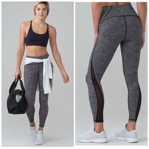 Lululemon Train Times Leggings Wee Are From Space Black Slate Size 2
